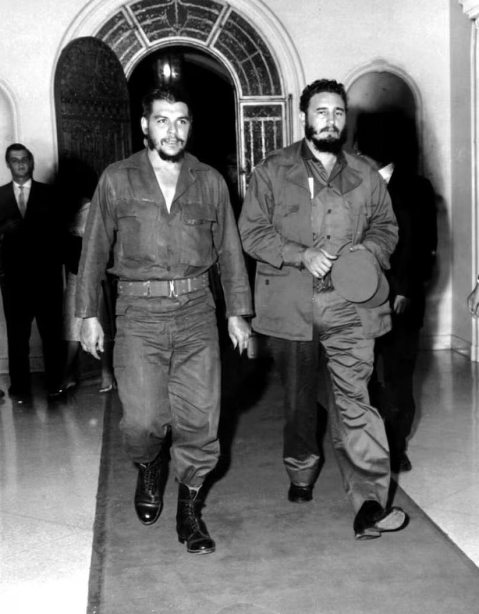 2 murderers who destroyed Cuba, a beautiful and developed nation, killed thousands and forced millions, including me, to flee for freedom. Darlings of US Democratic Party radicals. May they rot in hell.