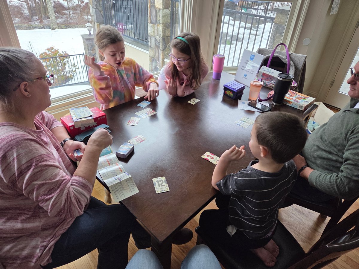 cemongillo44's tweet photo. It's time to thank #tryazon and #TheOpGames! We got to play 2 awesome new games. #qork and #flip7vengance. These were so much fun. I love the new cards in Flip7 with a Vengance, even the 4 year old had fun! And Qork... what can I say? Laughter was heard throughout the house! https://t.co/Lprr83sQMC