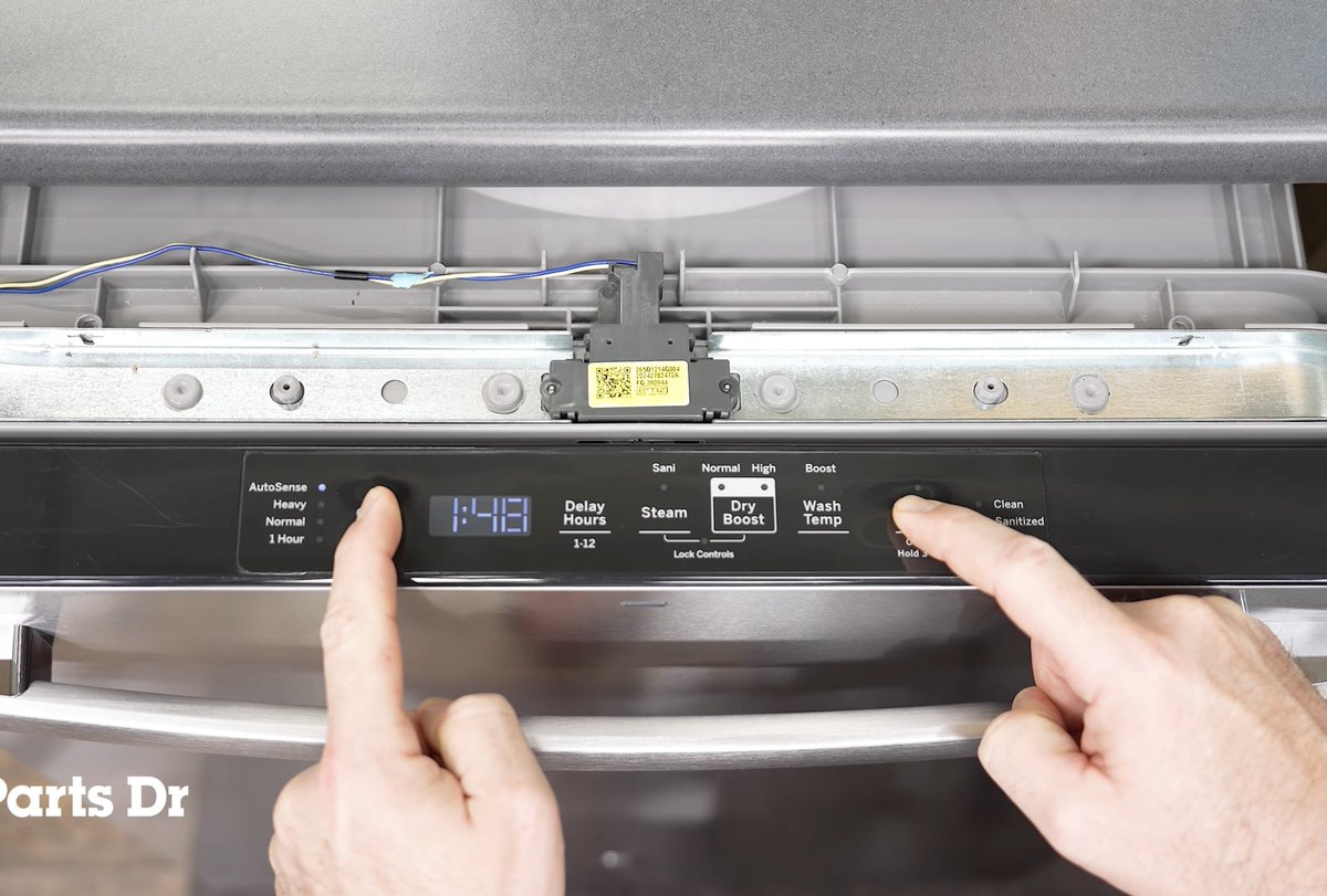 parts_dr's tweet photo. GE Dishwasher Service Mode. Watch here: https://t.co/dG1PWBKLcl #GE #Dishwasher #ApplianceRepair https://t.co/nqCG0q0zif