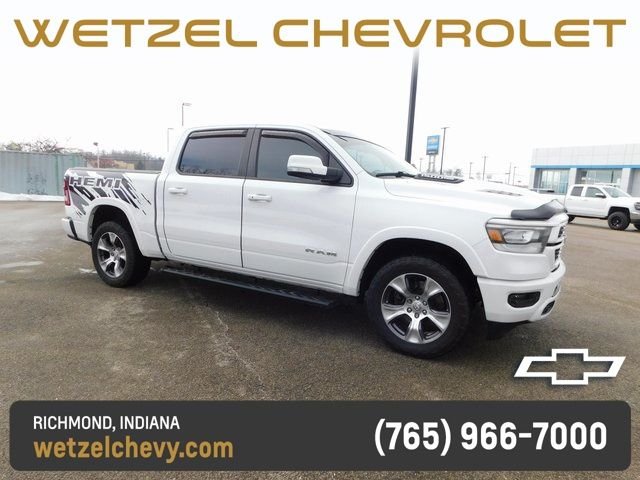 WetzelChevrolet's tweet photo. Pre-Owned 2019 Ram 1500 Laramie 4WD with 76,404 miles, priced at $29,562: https://t.co/wYuvATH795 https://t.co/ICPN3SnvH2