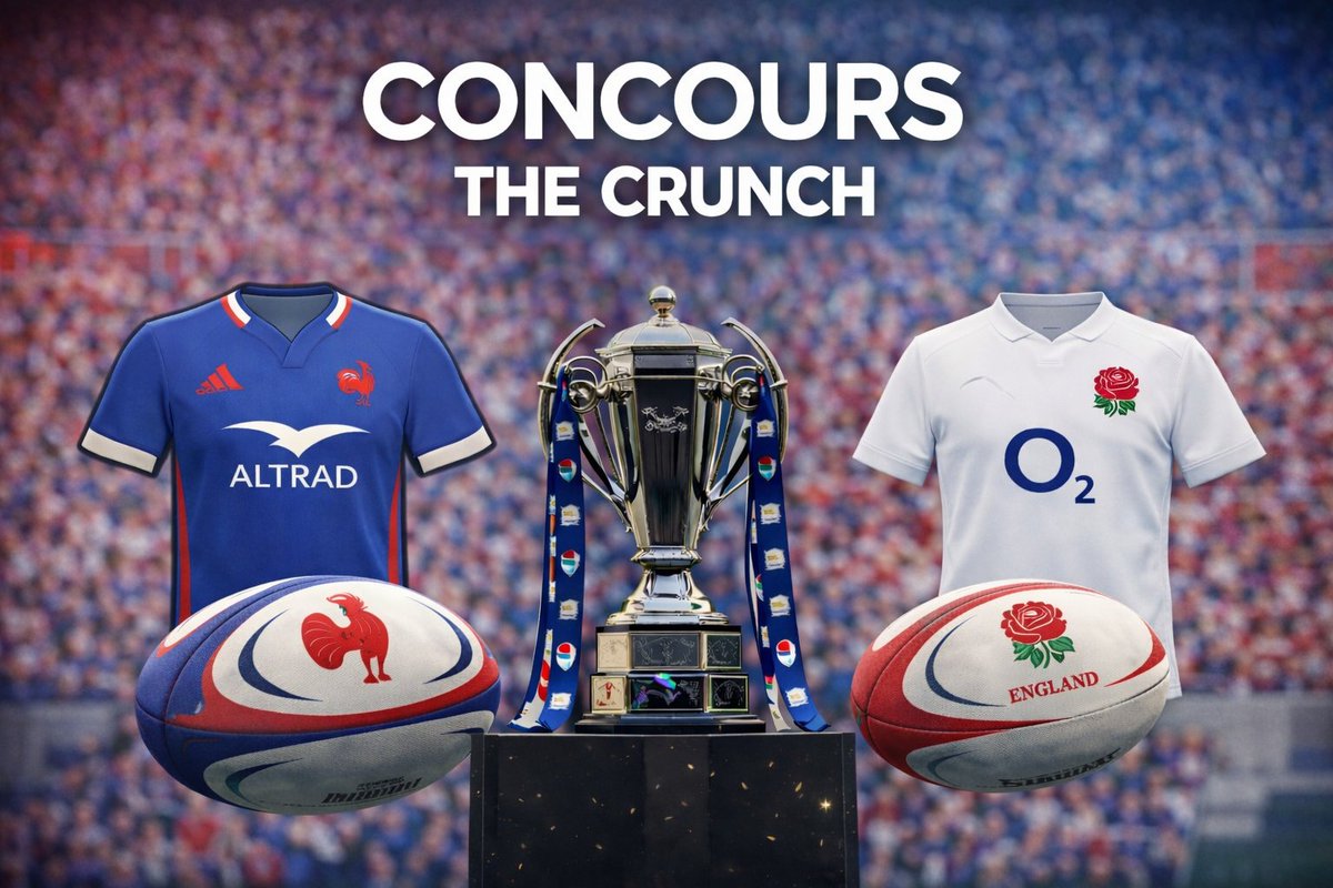 CixtoPronos's tweet photo. 🎯 CONCOURS 6 NATIONS
France 🇫🇷 vs Angleterre 🏴󠁧󠁢󠁥󠁮󠁧󠁿

1️⃣0️⃣€ À GAGNER 💸

POUR PARTICIPER 🔽
- Donne ton score exact en commentaires (1 seul score par personne et le plus proche gagne)
- Like + RT le tweet

Fin des participations au coup d’envoi ⏳

Bonne chance à tous ☘️

#Concours #SixNationsRugby #SixNations #XVdeFrance #Crunch #FRAANG #FRAENG