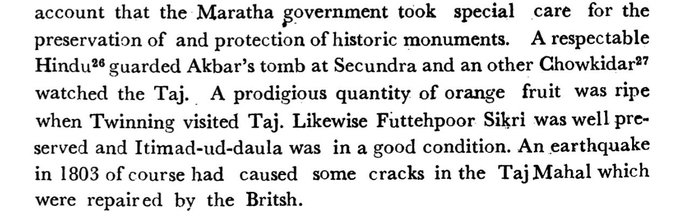 Indic_Chronicle's tweet photo. Built with Hindu money, by Hindu builders. We enabled it.

It's Hindus who should be thanked for not smashing the monument to pieces when they had the chance under Hindu Maratha &amp; Jat onslaughts and rule.

Instead, we (rightfully) preserved it. https://t.co/1DGEeLLgM0
