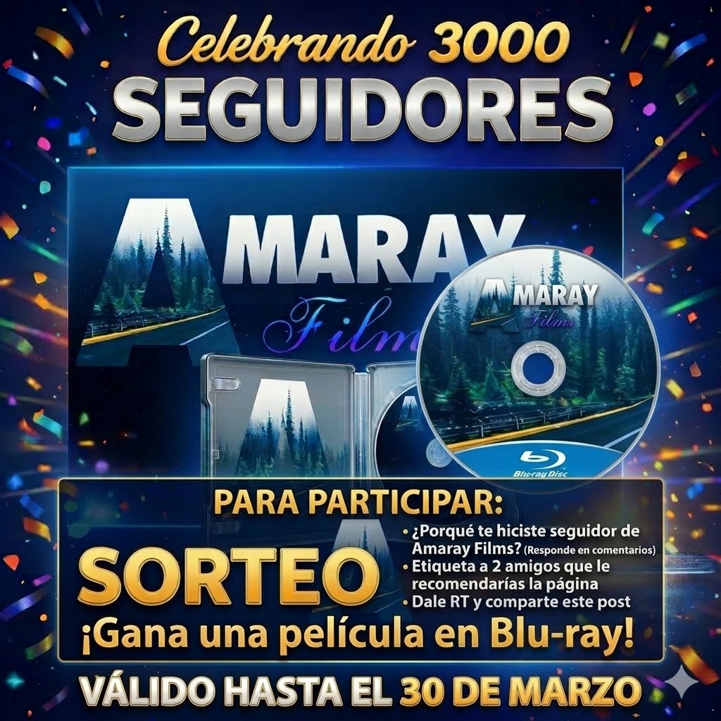 ♦️SORTEO♦️Para celebrar que ya sois más de 3000 seguidores, voy a sortear una peli, si la especificas en el post mejor, sino será sorpresa, siempre en BLURAY. Contesta a la pregunta, etiqueta a 2 personas, da RT y comparte post. La fidelidad se premia. Suerte!! 🫶