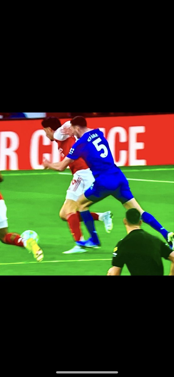 chillywilly1102's tweet photo. Minimal contact? Looking at the shove and not the step on the back of the foot. https://t.co/SzqpB8Vw4m