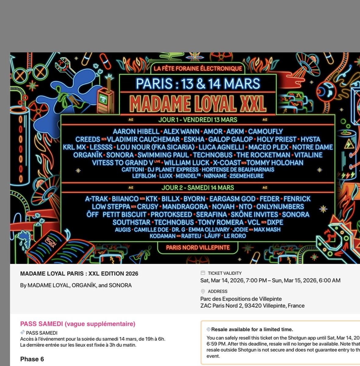 doug_jp_'s tweet photo. Samedi pass à revendre.

#madameloyalxxl #madameloyal #festival https://t.co/7BZQD5jLWK
