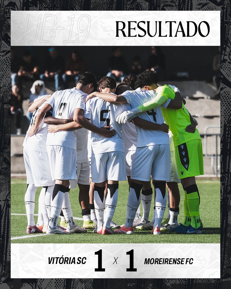 VitoriaSC1922's tweet image. ⏹️ Empate a uma bola no duelo entre vizinhos. Afonso Sousa foi o marcador de serviço ainda na primeira parte.

#UnidosPeloVitória • #Sub19 • #VSCMFC