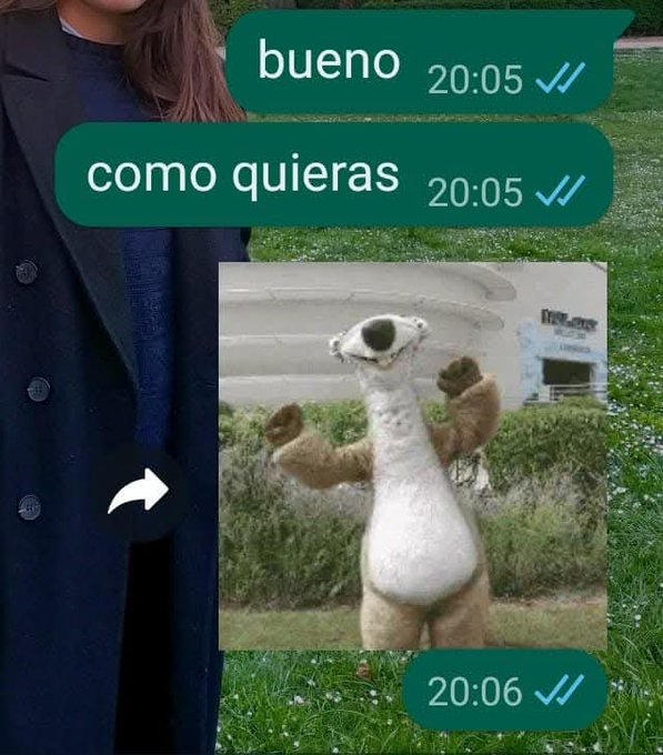 a veces escribo tan seco que tengo que enviar stickers estupidos para que sepan que no lo digo en mal plan