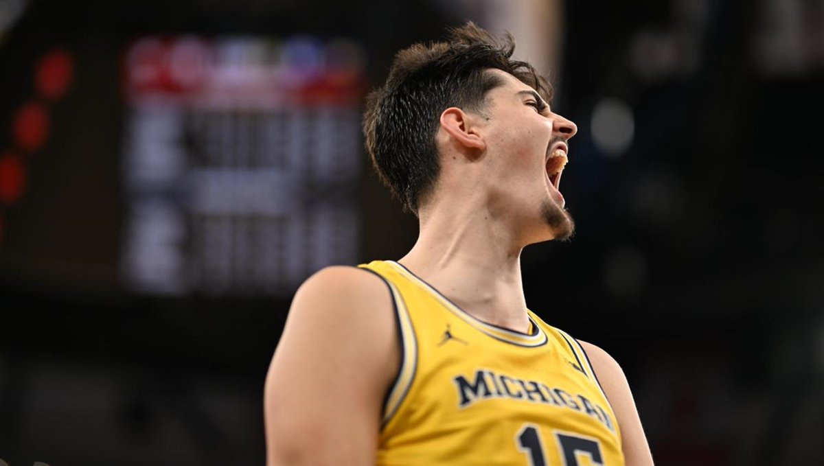 GIGANTESbasket's tweet photo. 🟡 ¡Partidazo de Aday Mara para el pase de Michigan a la final del a Big 10!

🔸16 puntos
🔸8 rebotes
🔸7/11 en tiros
🔸5 tapones

Un triple de Lendeborg dio el triunfo a los suyos por 68 a 65

📸 @umichbball https://t.co/YbPRjvdcv7