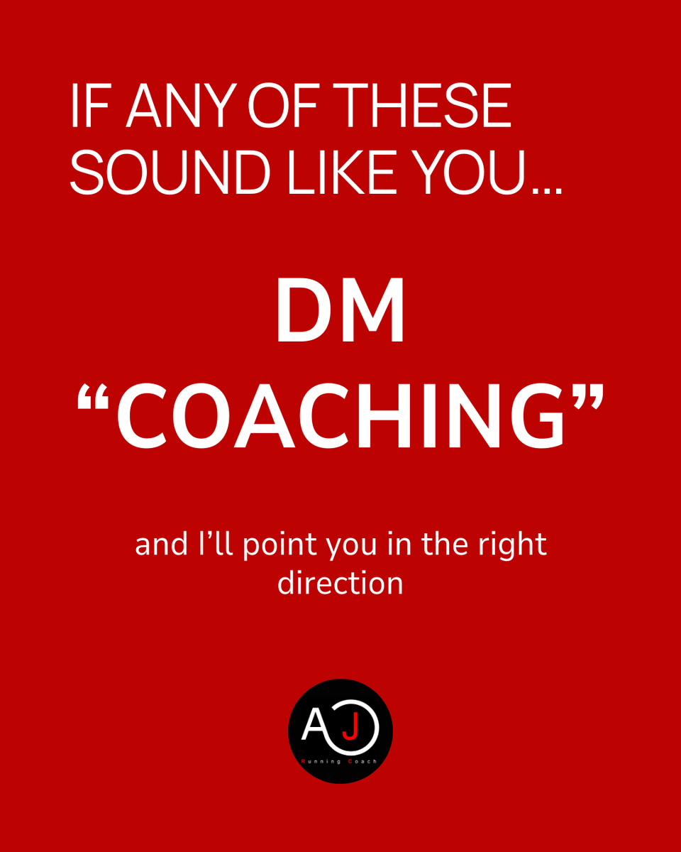 AJ Running Coach tweet media