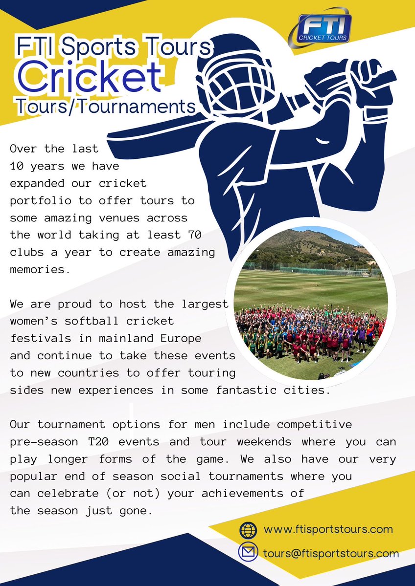 FTI Cricket Tours tweet media