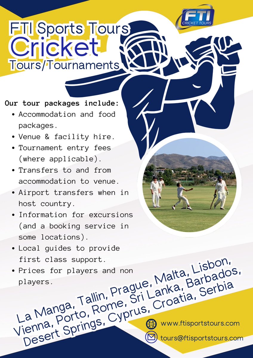 FTI Cricket Tours tweet media