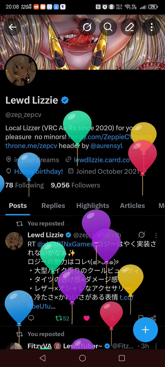 Lewd Lizzie tweet media