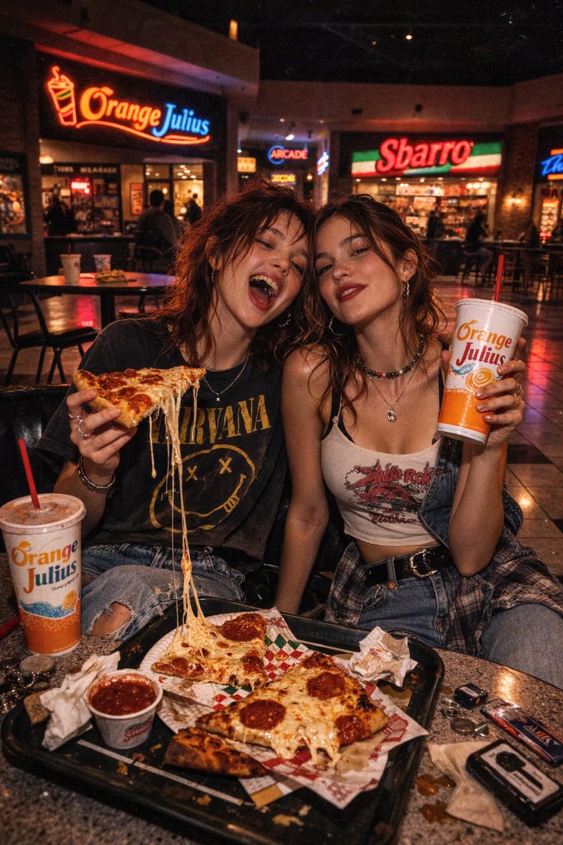 razzabuilds's tweet image. "Neon &amp;amp; Pepperoni"

#NostalgiaVibes #90sNostalgia
#90sVibes
#MallCulture
#MallNights