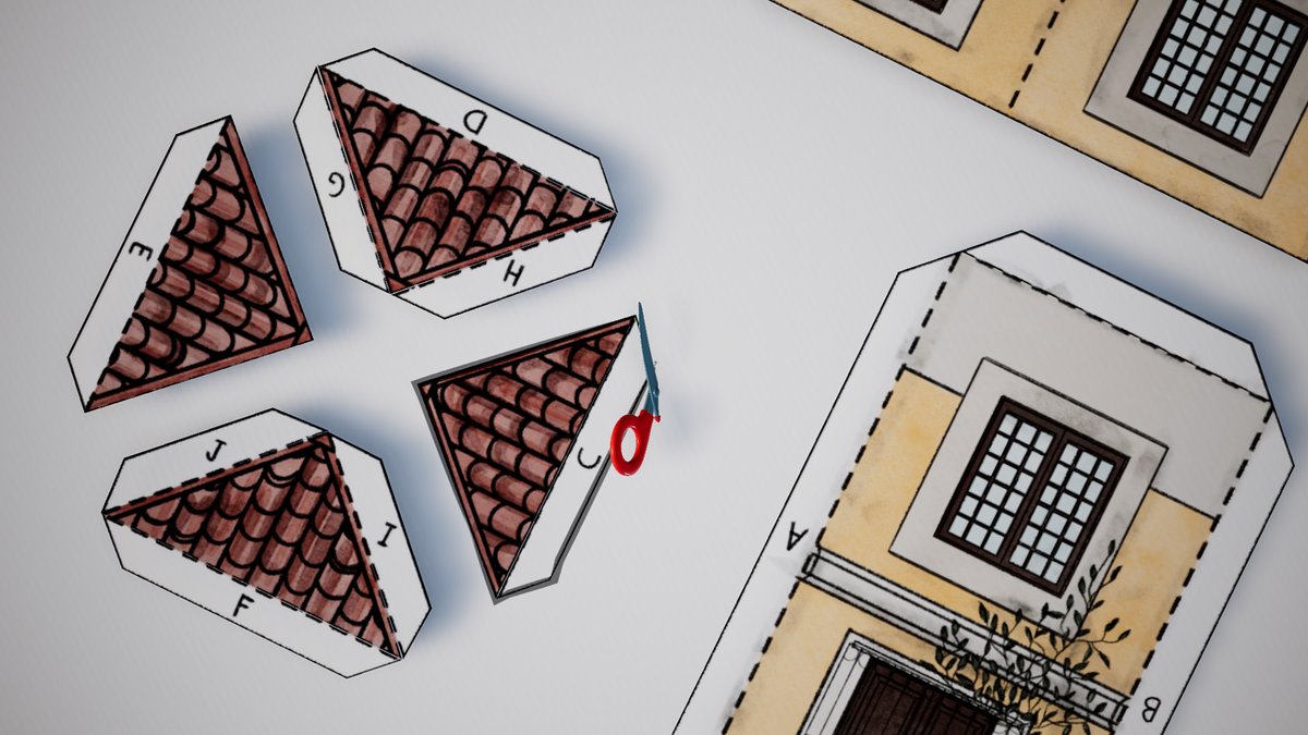 DevilishGames - Wishlist ✂️ Cutout Village! tweet media