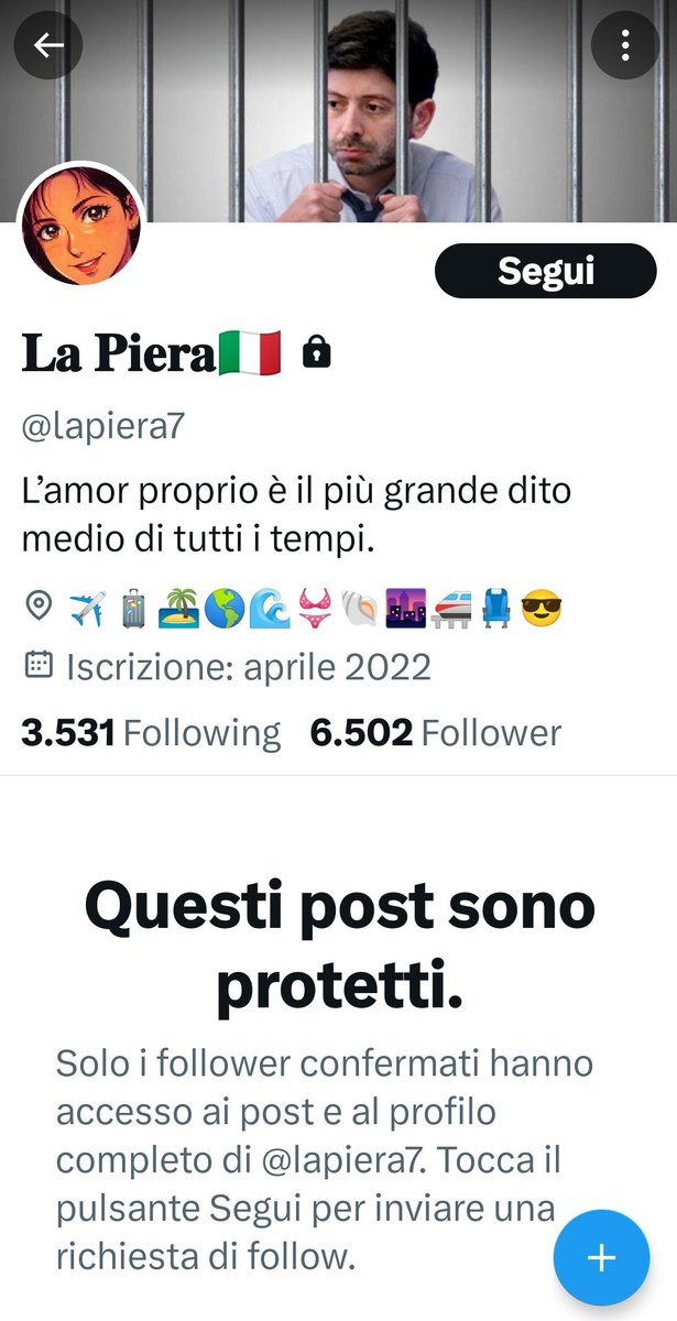 Analnatrack's tweet image. Appena dici qualcosa che non le piace blinda l'account😂😂 @lapiera7  chiede "Chi vorresti vedere in galera?" 
"#Salis,#Lucano..." rispondo.
E lei, democraticamente, blocca le risposte di chi non è iscritto al suo circoletto, perché ok il confronto, ma solo tra #compagni 😂