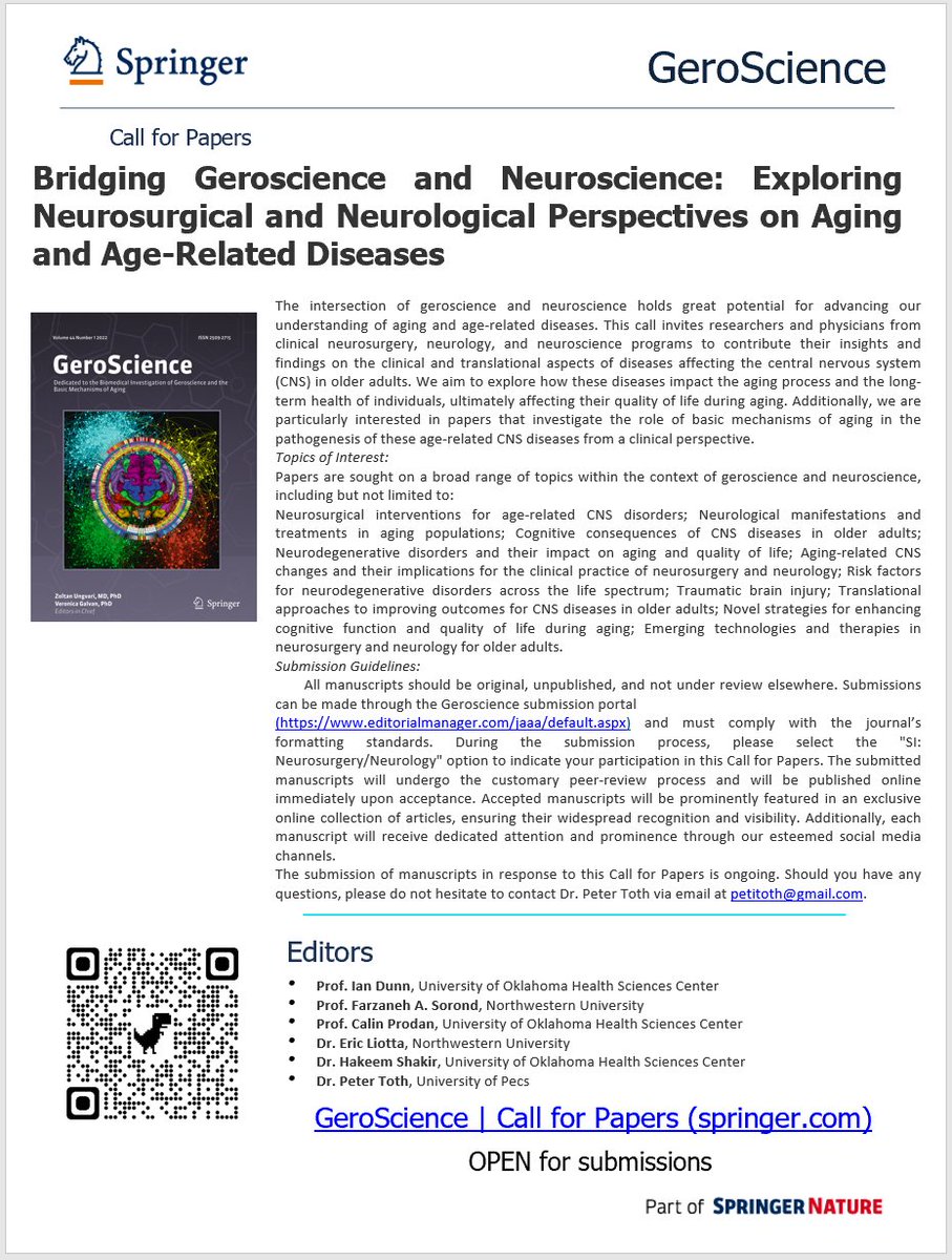 GeroScience tweet media