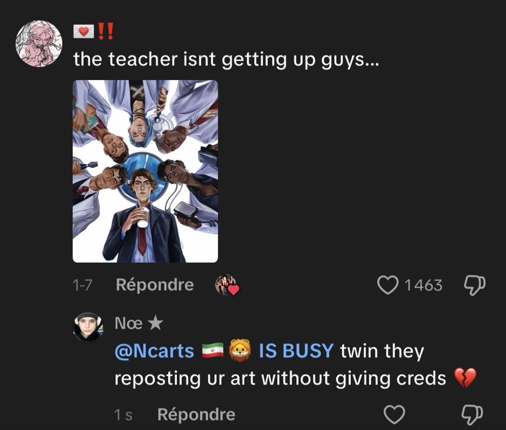 I looooooove befriending artists cuz I get to do this