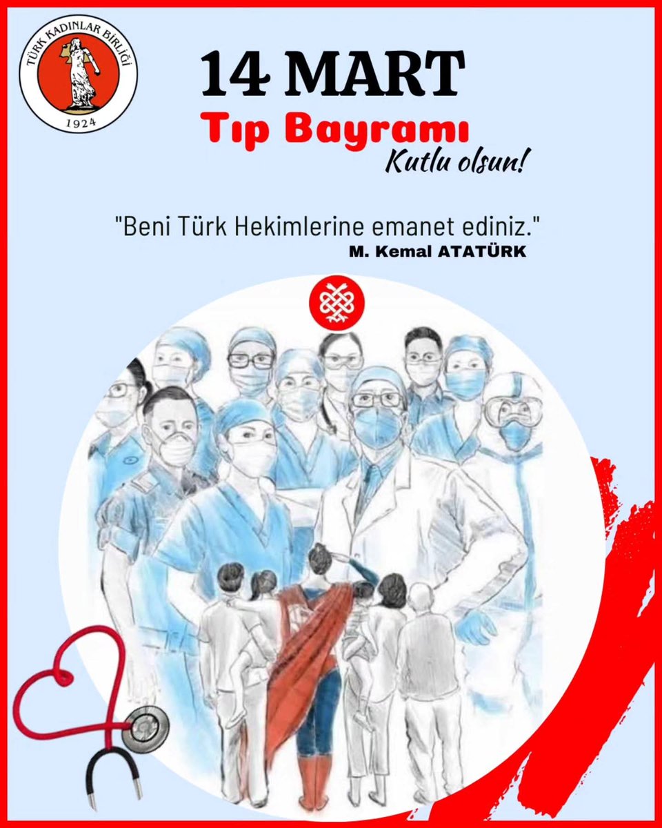 TKBBORNOVA's tweet photo. Sorumluluk bilinciyle işini yapan hekimlerimizin
 Tıp Bayramı kutlu olsun. https://t.co/4WCPSg013l