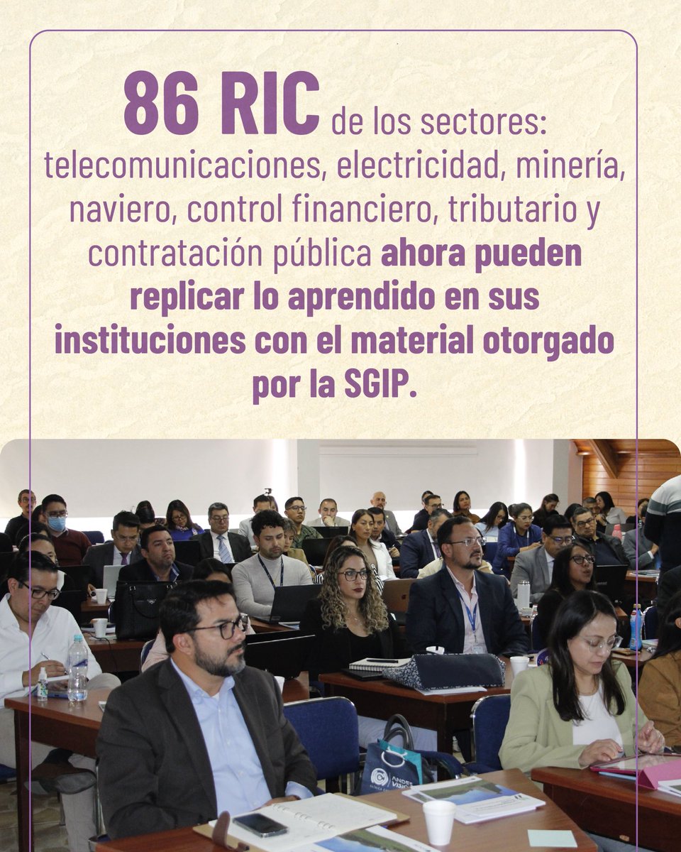 Secretaría General de Integridad Pública EC tweet media