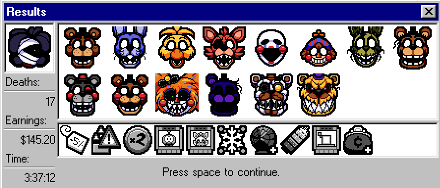 profile_random1's tweet photo. Just Finished Frickbear's 3 and i gotta say
The game is pretty fun!

Did one of the hardest(???) boss fights and its pretty challenging honestly even as Jeremy https://t.co/vNS0Zb3mmo