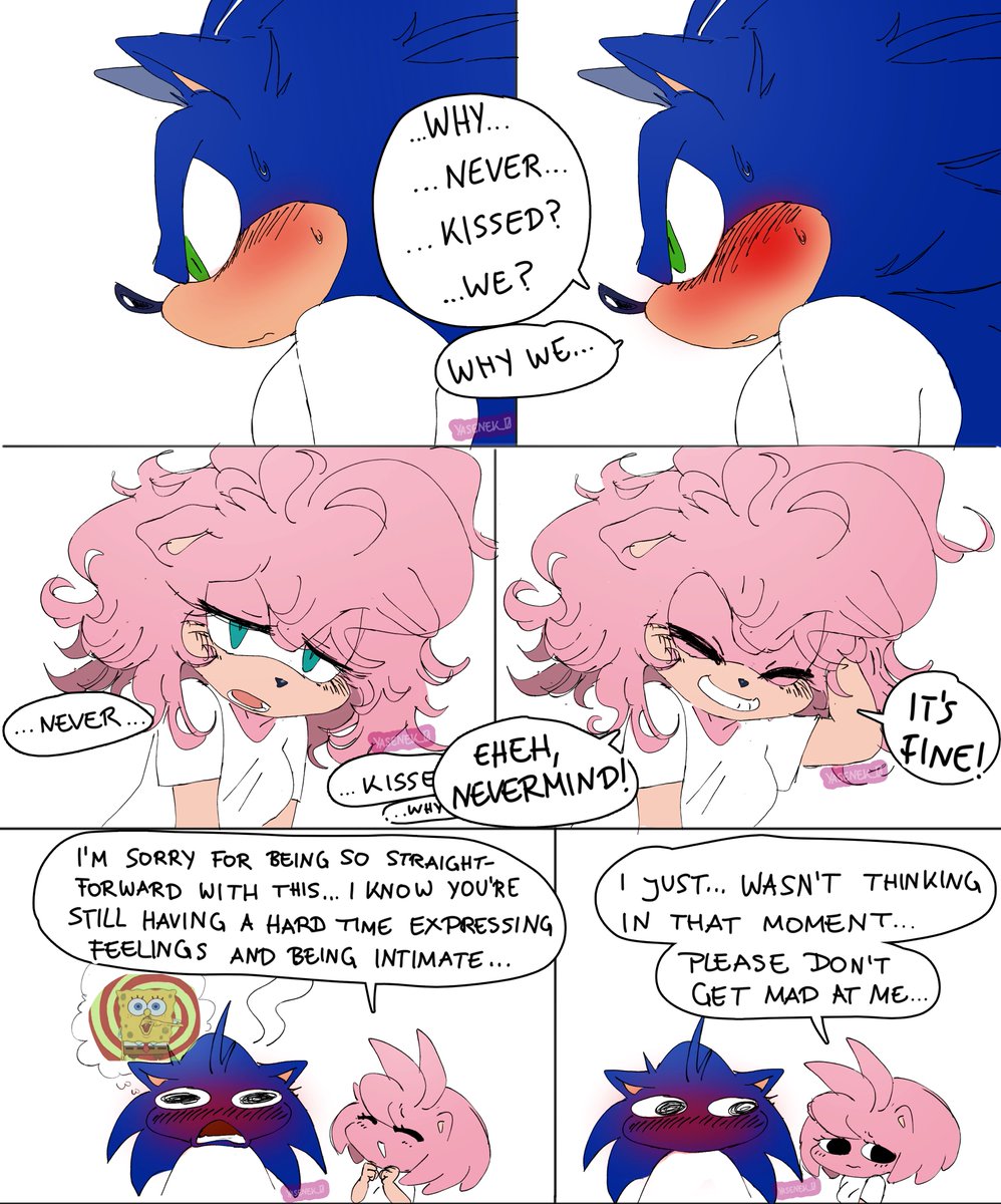 part 1
it's rushed but it'll do, I have to get back into drawing somehow and it's better than nothing #sonamy #sonicthehedgehog #sonic #amyrose #comic