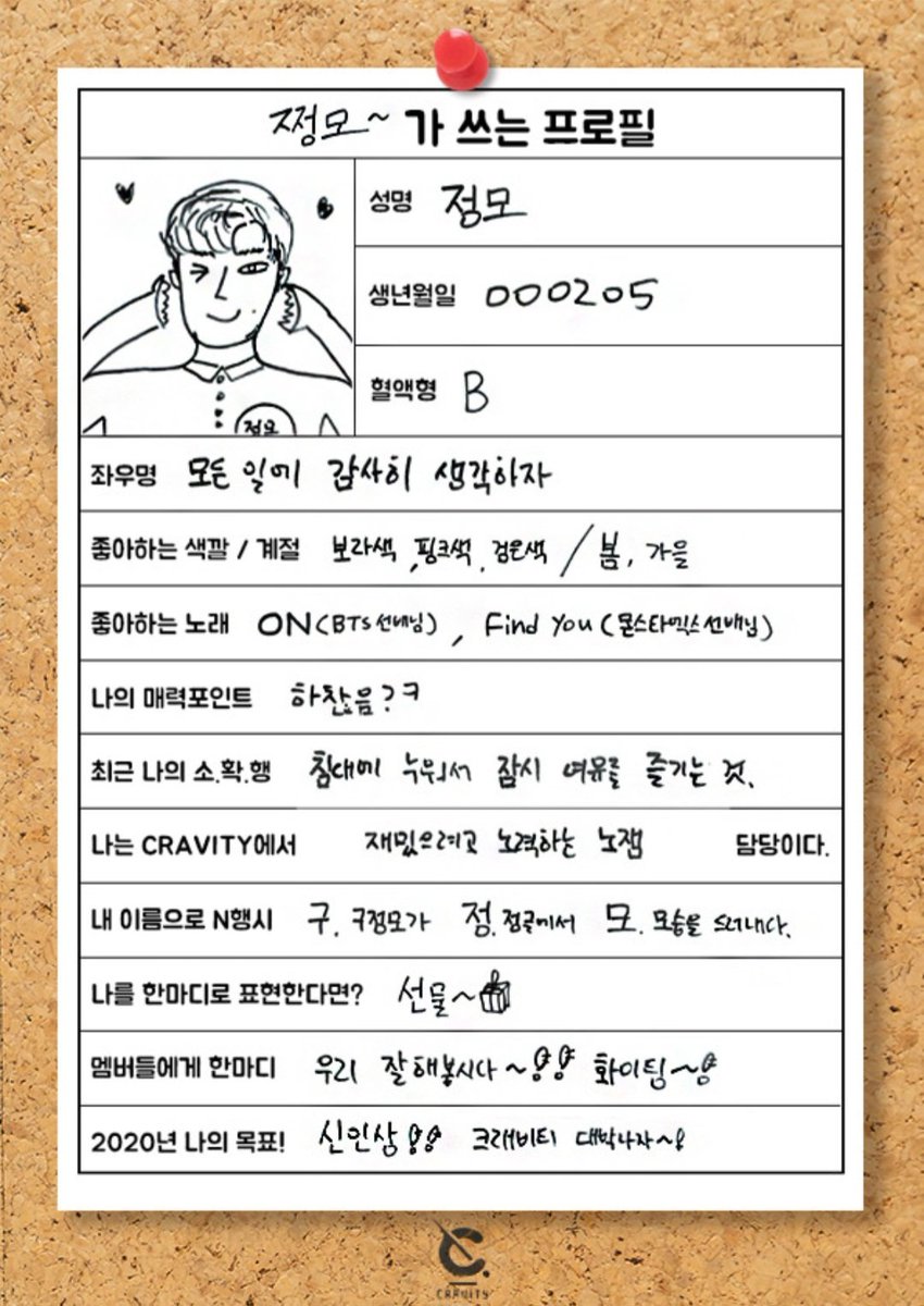 tomatozarchive's tweet photo. [#CA활동]
크래비티 토마토즈가 직접 쓰는 프로필📜

🔗https://t.co/GUoHb1gh2i

#CRAVITY #크래비티 #HIDEOUT
#REMEMBER_WHO_WE_ARE
#BREAK_ALL_THE_RULES
#CRAVITY_ACTIVITY https://t.co/zLBw8V7M17