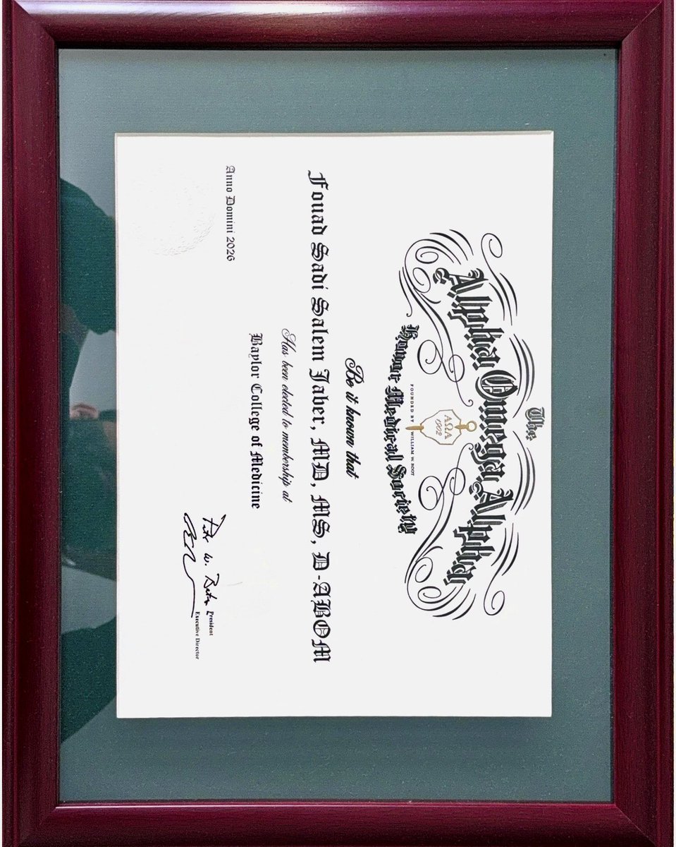 Fouad Jaber, MD, MS, D-ABOM tweet media