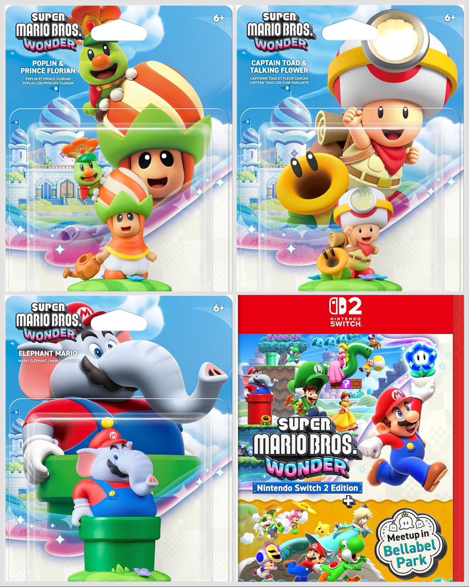 Super Mario Bros. Wonder Game & Amiibo are available for preorder