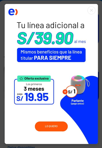 rubengrb's tweet photo. @EntelPeru @OSIPTEL Por 4ta vez, la facturación de @EntelPeru no respeta el monto pactado al portar mis líneas (beneficios por 12 meses). Además, siguen ofreciendo promociones que ni siquiera respetan desde el primer mes. @OSIPTEL @IndecopiOficial revisar estas prácticas. https://t.co/QPb3ghmrE9