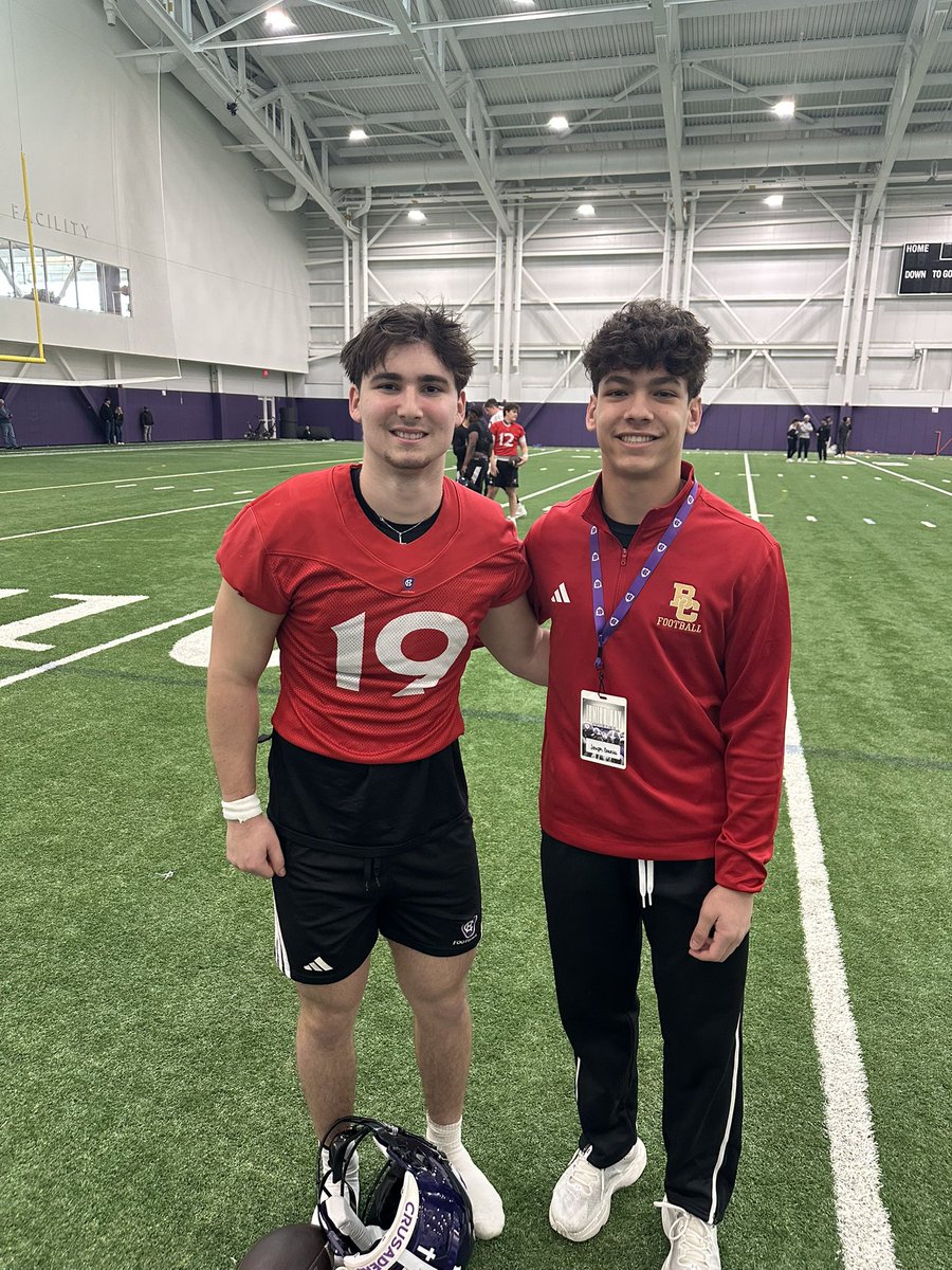 JMGarcia0105's tweet photo. I had a great time at Holy Cross today! Thank you @CoachSchell_ for the invite and kind words, it was an awesome experience. Hoping to get back up there again soon! #GoSaders 
@HCrossFB 
@CoachRG18 
@CoachDanCurran 
@CoachRobbat 
@Coach_JWalsh 
@CoachBoAlex
@CoachDaddona
@CoachElliott10 
@CoachJ_Mont 
@awitherstone_ 
@bccoachvito 
@BCBROTHERHOOD 
@BergenCathFBall