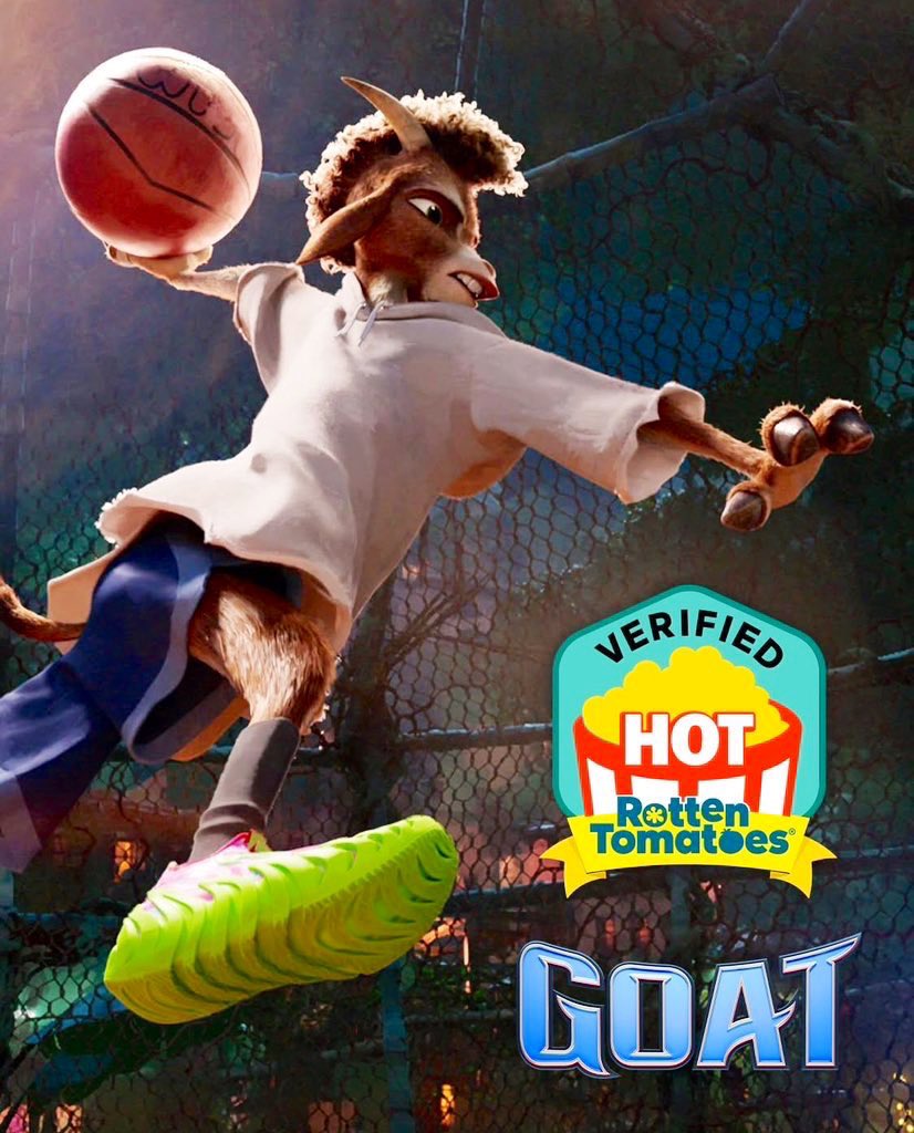GlobalBoxOffice's tweet photo. GOAT has officially become the first Hollywood animated film to cross the $150M mark at the global box office. https://t.co/lLM8p621DR