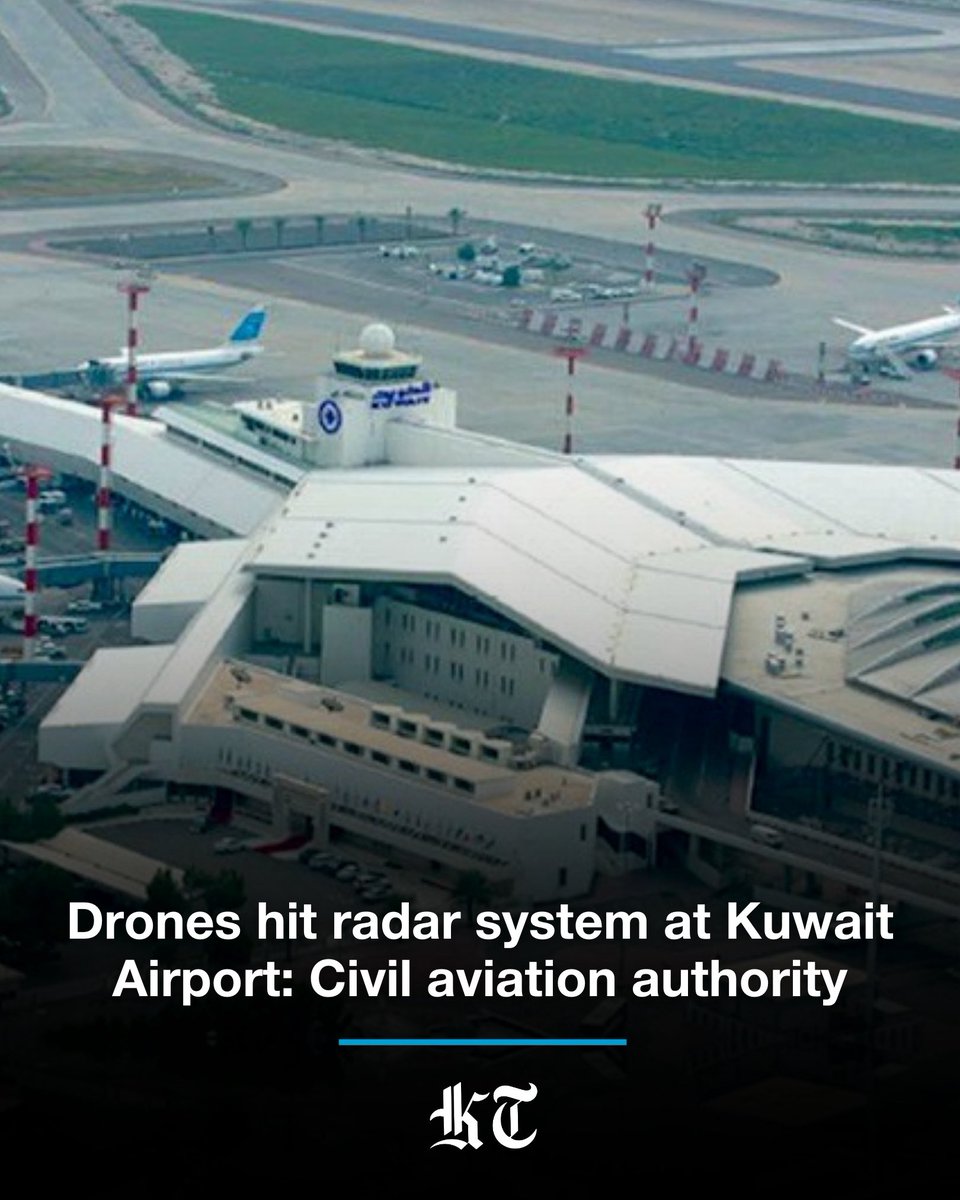 Kuwait International Airport was targeted by several drones that hit the airport's radar system, the Civil Aviation Authority said on Saturday, noting that no injuries were reported in the incident.

The incident had been dealt with in accordance with the emergency plan that's