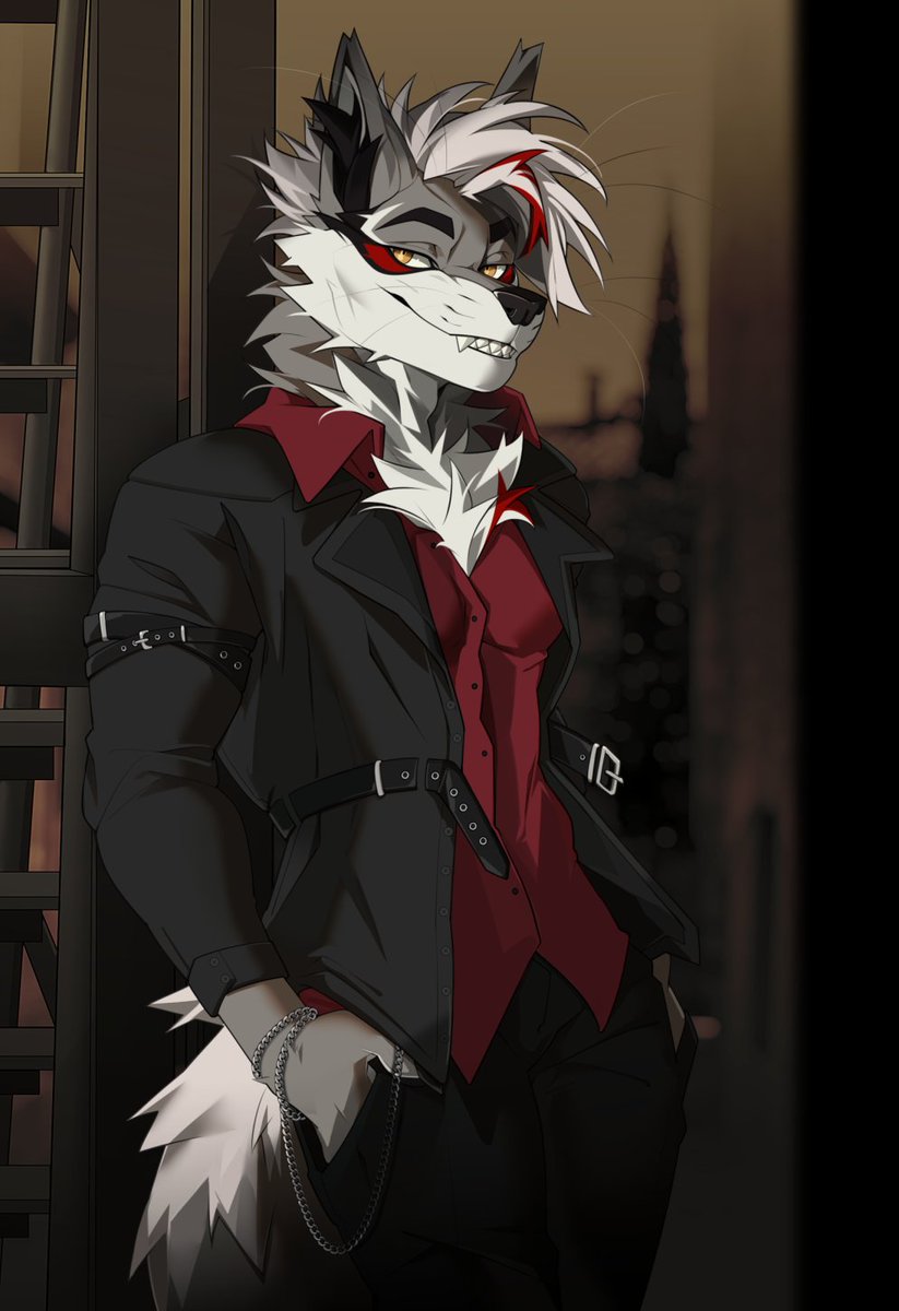 Hello there. I’m Grim, your charming wolf. A pleasure to meet you 🐺🍷

Art by <a href="/Kodashi_arts/">KaeruFrog</a>