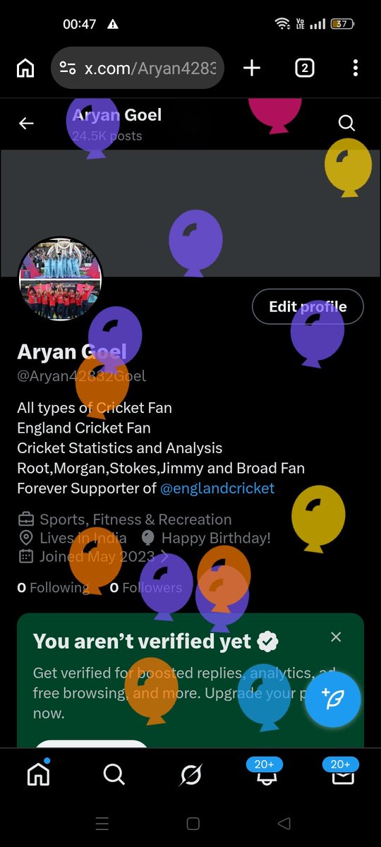 Aryan Goel 2.0 tweet media