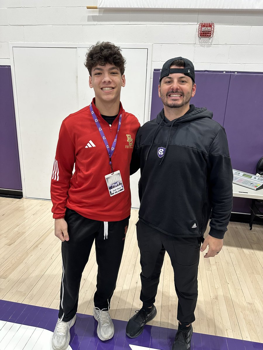 JMGarcia0105's tweet photo. I had a great time at Holy Cross today! Thank you @CoachSchell_ for the invite and kind words, it was an awesome experience. Hoping to get back up there again soon! #GoSaders 
@HCrossFB 
@CoachRG18 
@CoachDanCurran 
@CoachRobbat 
@Coach_JWalsh 
@CoachBoAlex
@CoachDaddona
@CoachElliott10 
@CoachJ_Mont 
@awitherstone_ 
@bccoachvito 
@BCBROTHERHOOD 
@BergenCathFBall