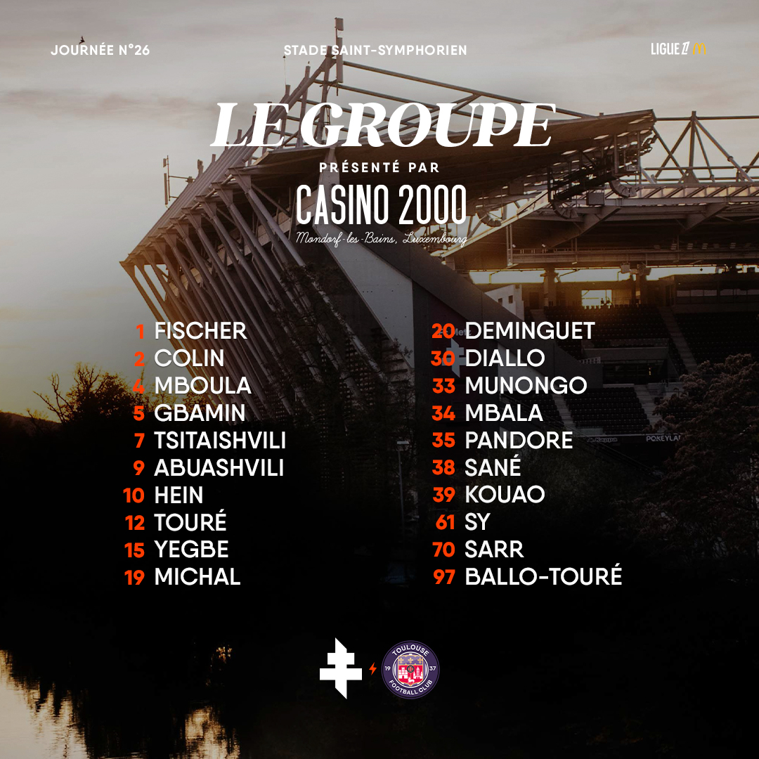 FCMetz_ENG's tweet photo. Here's the squad for tomorrow's clash! 🫡 https://t.co/pYw1Pi6GbB