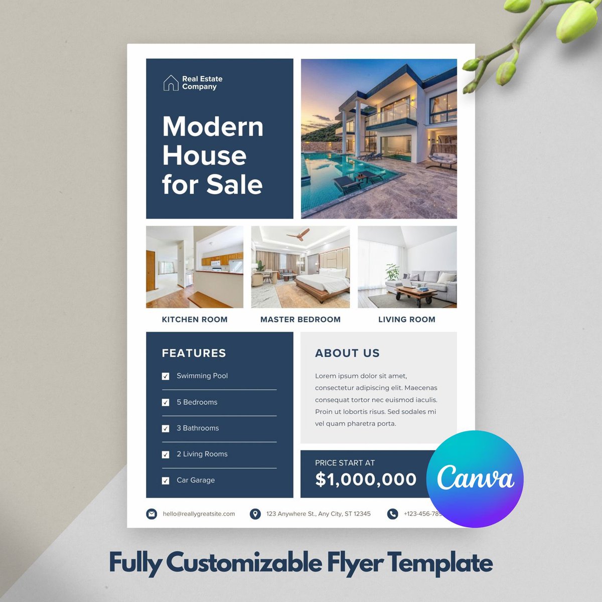 Real Estate Agents — Boost Your Marketing!

Download this Editable Real Estate Flyer Canva Template.

Perfect for listings and open house promotions.

Shop now: ucollectgraphix.com/product/modern…

#realestateflyer #realtormarketing #realestateagent #realestatemarketing #flyertemplate