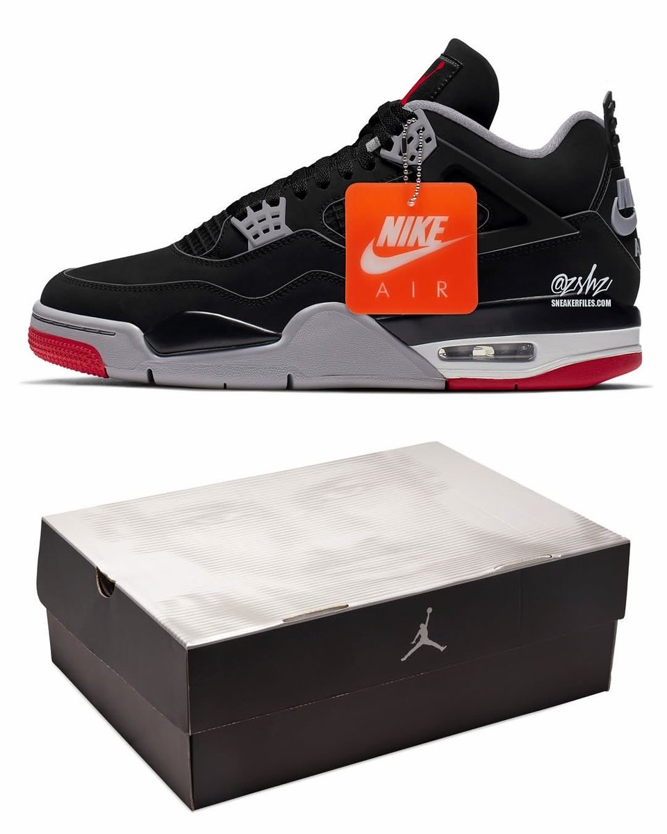 Ovrnundr's tweet photo. Nike Air Jordan 4 "Bred" 🌹

• $220
• Family sizing 
• November 27th

- True-to-OG. '89 shape
- White upper edges like the 1989 pair
- Packaged in the Michael Jordan face box

LIMITED STOCK https://t.co/3xRcfNrYrb