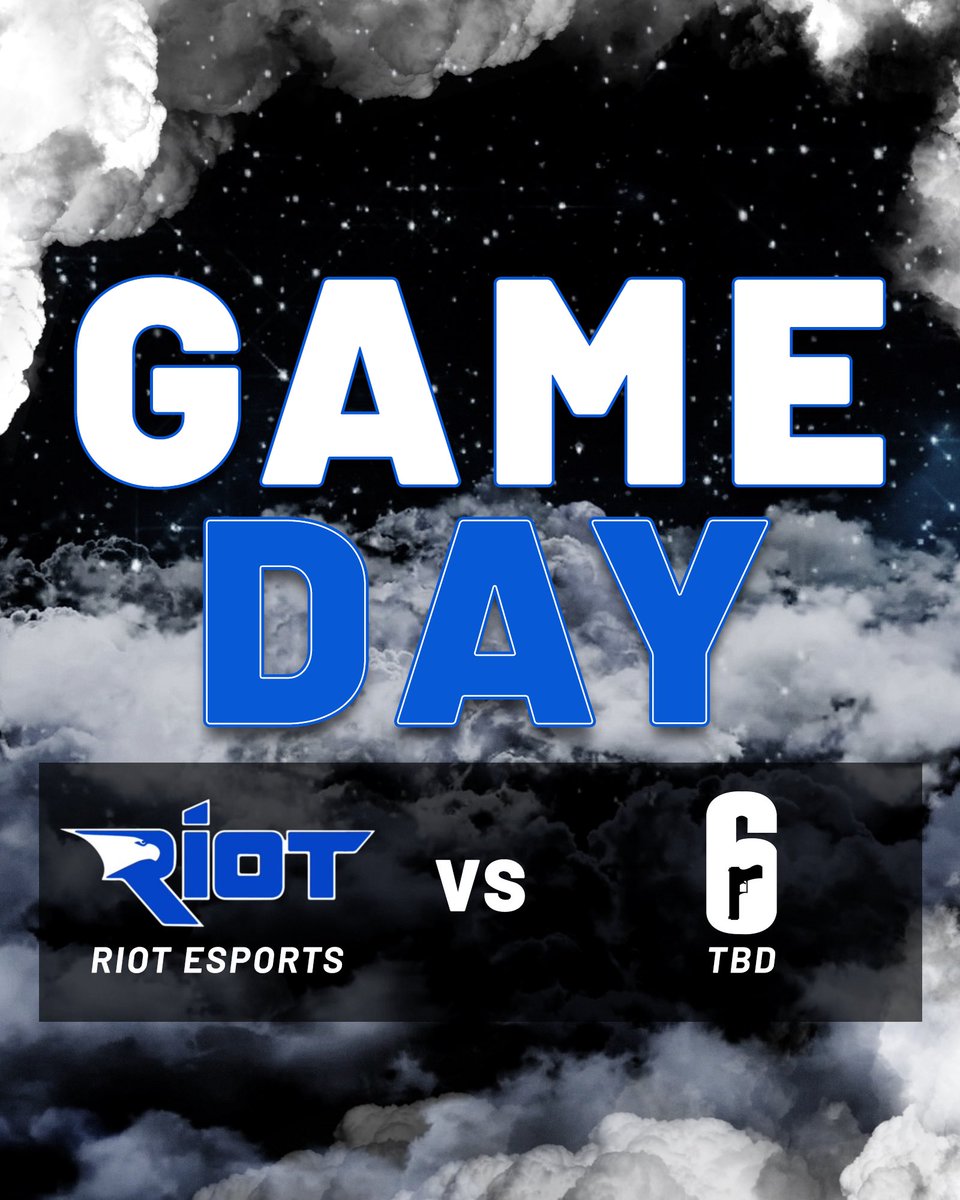 RiotEsportsR6's tweet photo. 🚨GAMEDAYYYYY🚨
Tune in today and watch the boys play in the DVC Proving Grounds tournament starting at 4:00 PM EST! GOOD LUCKK BOYS!🔥🔥🔥🔥
#riotesports #letsstartariot https://t.co/IPD9mYauA2