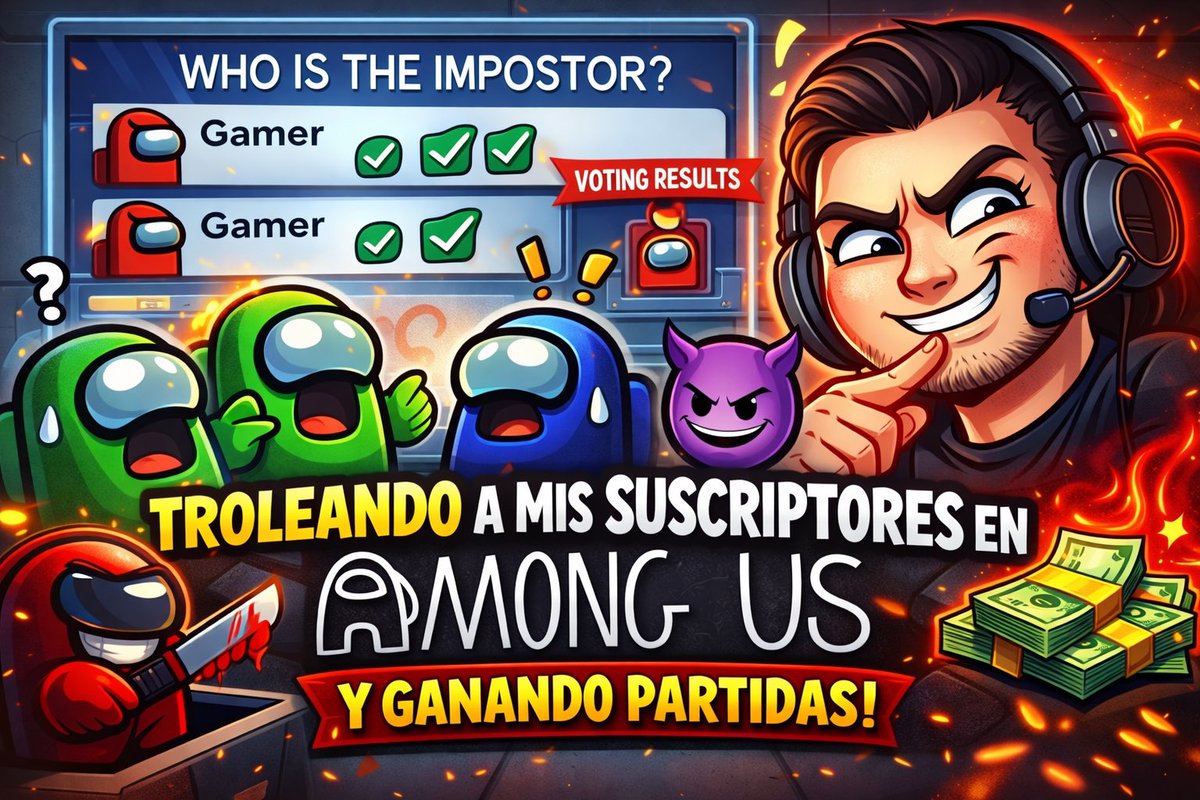 RayfeerYT's tweet photo. ¡YA ESTÁ EL NUEVO VÍDEO DE AMONG US!😮‍💨🔥 TROLEANDO A MIS SUBSCRIPTORES😈😂, VAYAN A VERLO▶️ Y DEJAR SU LIKE 👍🏼 Y SU COMENTARIO💬 #amongus 

🔗 LINK AQUÍ: https://t.co/QYTksI7k0r https://t.co/4GC4AlJ5Fq