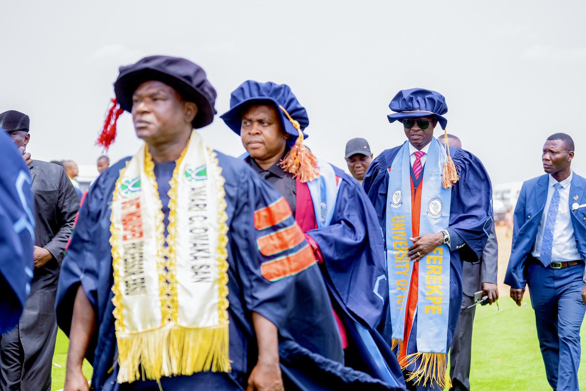 Today, I had the honour of witnessing a historic milestone in the educational advancement of our dear state as we held the maiden matriculation ceremony of the Ebonyi State University of ICT, Science and Technology, Oferekpe-Agbaja.

This ceremony marks the formal beginning of a