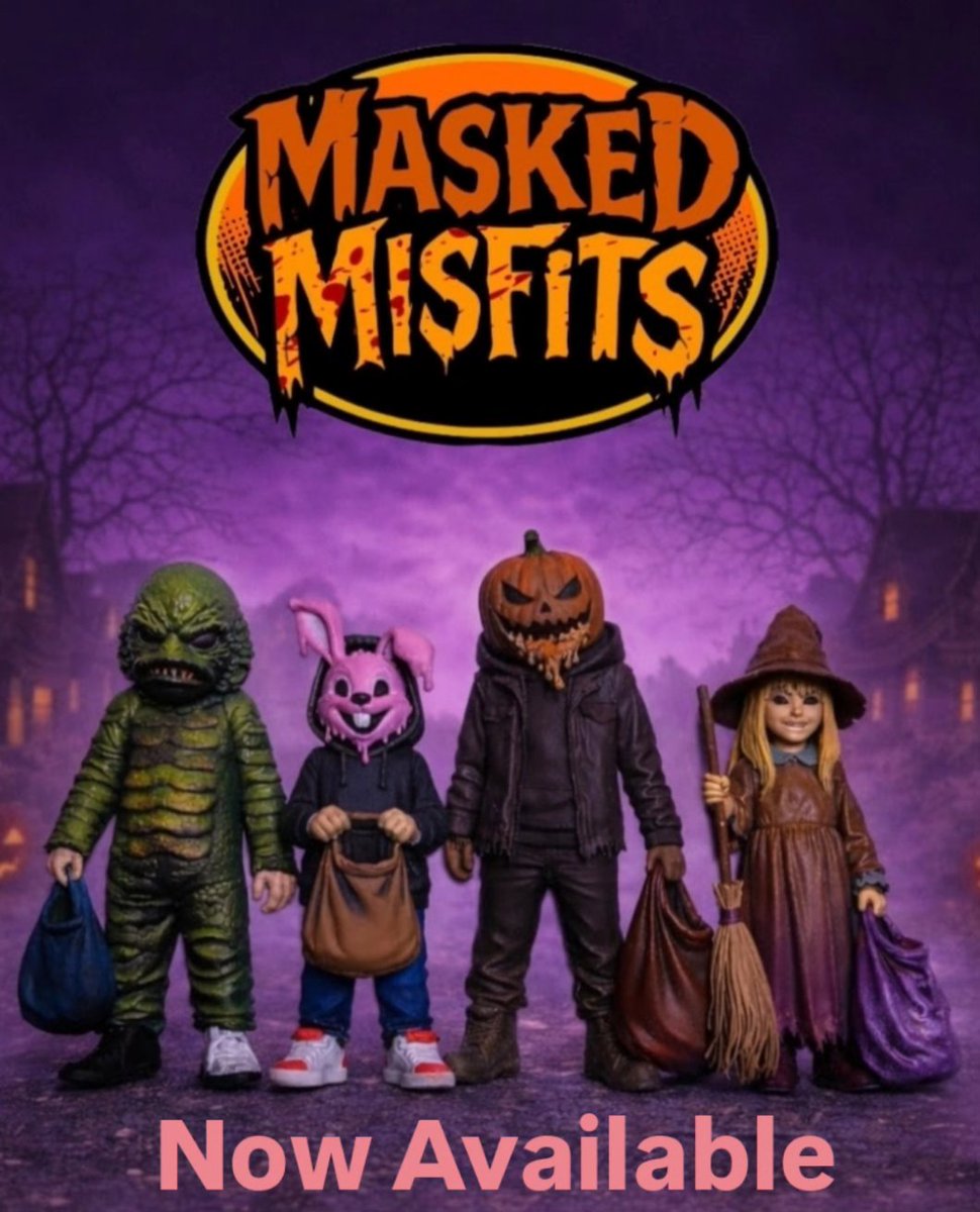 crematedplastic's tweet image. An Original Halloween Blind Box series. Now Available online OR snag some @MegaConOrlando next week. Artist Alley 202.
Direct Link: crematedplastictoys.com/collections/cr…
Which trick-or- treater do you hope to unmask? Let me know! #blindbox #designertoy