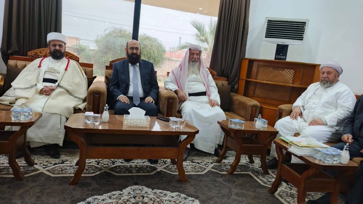 ⏹️His Highness Hazim Tahsin Saeed chaired the Ezidi Supreme Spiritual Council in Sheikhan, discussing political developments and promoting unity in Sinjar and Nineveh Plains.