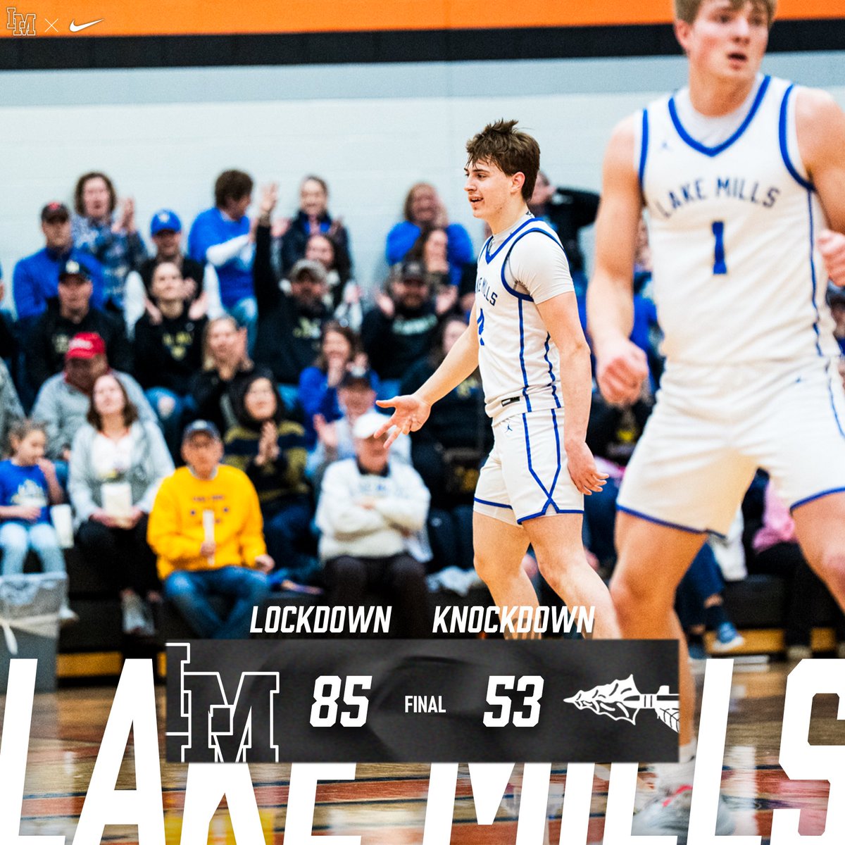 Lake Mills Athletics tweet media