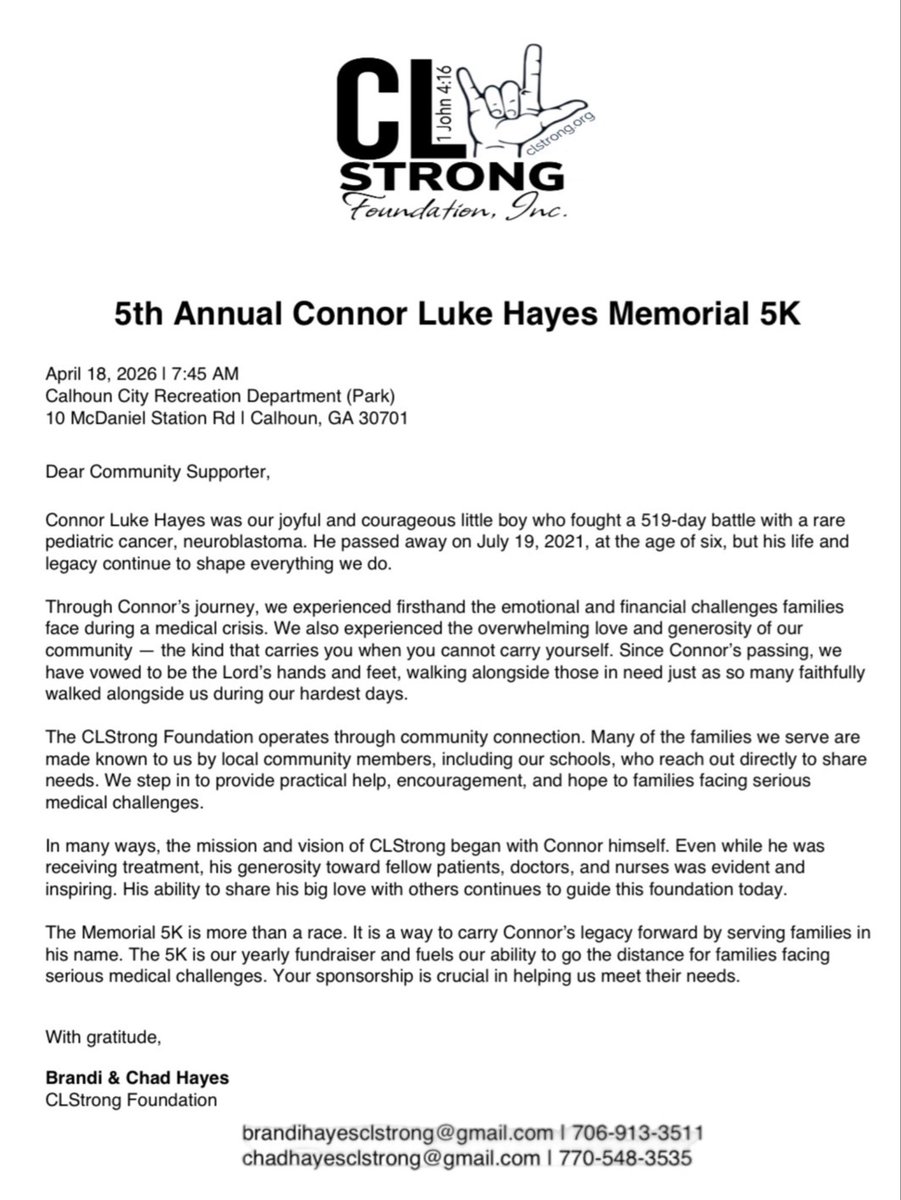 CLStrong Foundation tweet media