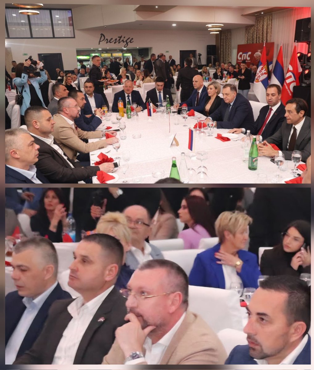 U Doboju je sinoć obilježeno šest godina postojanja SPS-a. Delegacija Pokreta za Bijeljinu prisustvovala je ovom važnom jubileju. 

Čestitamo svim članovima i rukovodstvu #SPS-a,  želimo im mnogo uspjeha u daljem radu. #SrećanRođendan 🥂