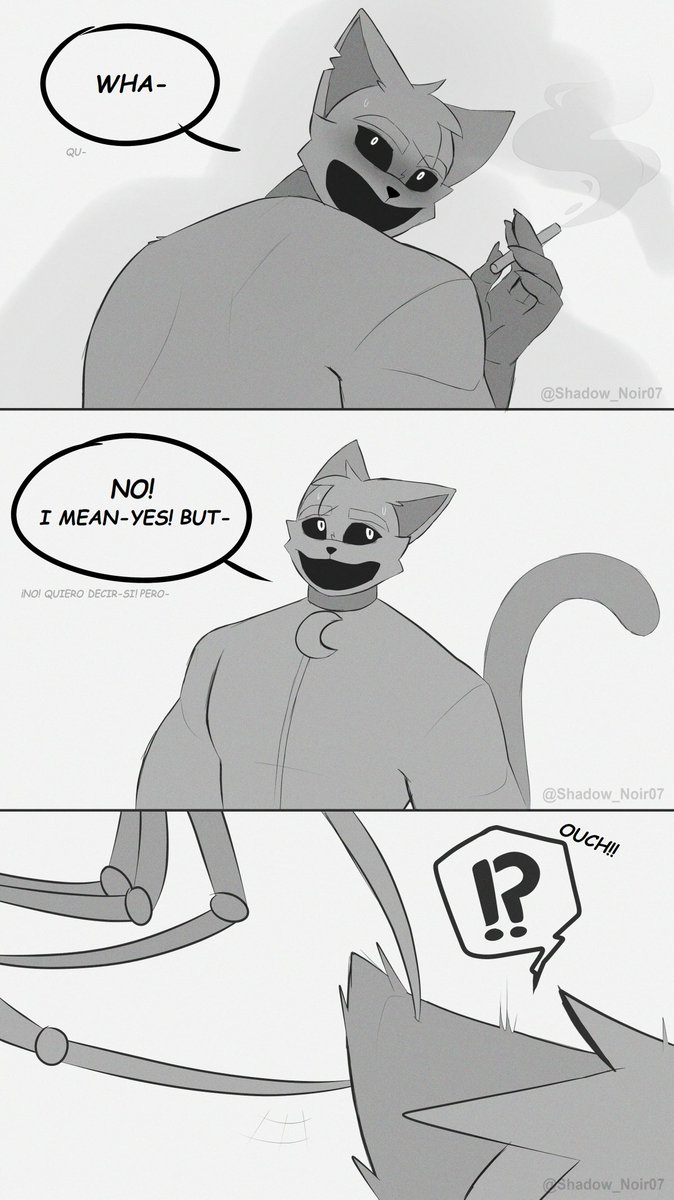 Shadow_Noir07's tweet image. A friend convinced me to do this for fun (I wasn't sure whether to post it or not lol) in my AU he never accepted that his son grew up 
#PoppyPlaytime #SmilingCrittersAU #PoppyPlaytimeChapter5 #catnap #prototype1006 #PoppyPlaytimefanart #furry #dogday #player