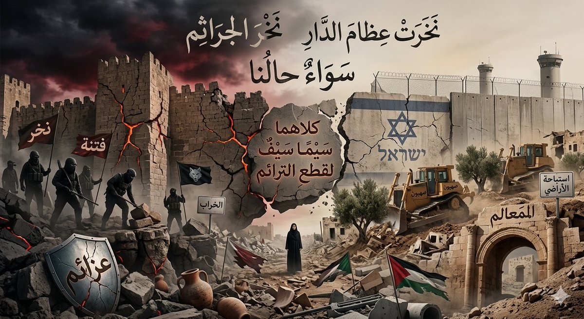 Bader47's tweet photo. بأرضِ العروبةِ كمْ زرعتمْ شقاقنا .. فبانَ الفسادُ بنخرِ تلكَ العزائمِ
باسمِ المقاومِ قدْ هدمتمْ ديارنا .. فباتَ الصمودُ شعارَ كُلِّ هادِمِ
أفي الشامِ فخرٌ؟ أمْ عراقٌ تمزقتْ؟ .. أمِ اليمنُ السليبُ بفتنةِ المتلاحِمِ؟
فلا تمدحوا فجراً يلوحُ بدائنا .فخلفَ الستارِ ذئابُ ليلٍ عاتِمِ https://t.co/AeXR4xBrOi