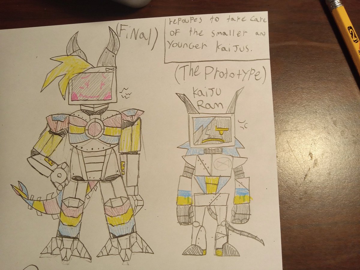 #fundamentalpapereducation #fundamentalpapereducationAU 
#fpeMonarchAu <a href="/ValentinoW85678/">I m baldi</a> 
Kaiju Ram: The prototype for Kaiju Ruby