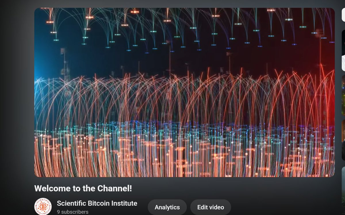 Subscribe to the Scientific Bitcoin Institute YouTube channel. 
Here is an introduction to the main tenets of the Institution. 
Link in the comments.